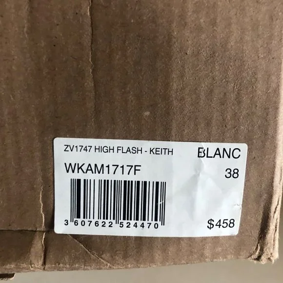 NIB Zadig & Voltaire High Flash Keith Leather Suede Sneaker Snake look Size 7 - Picture 13 of 13